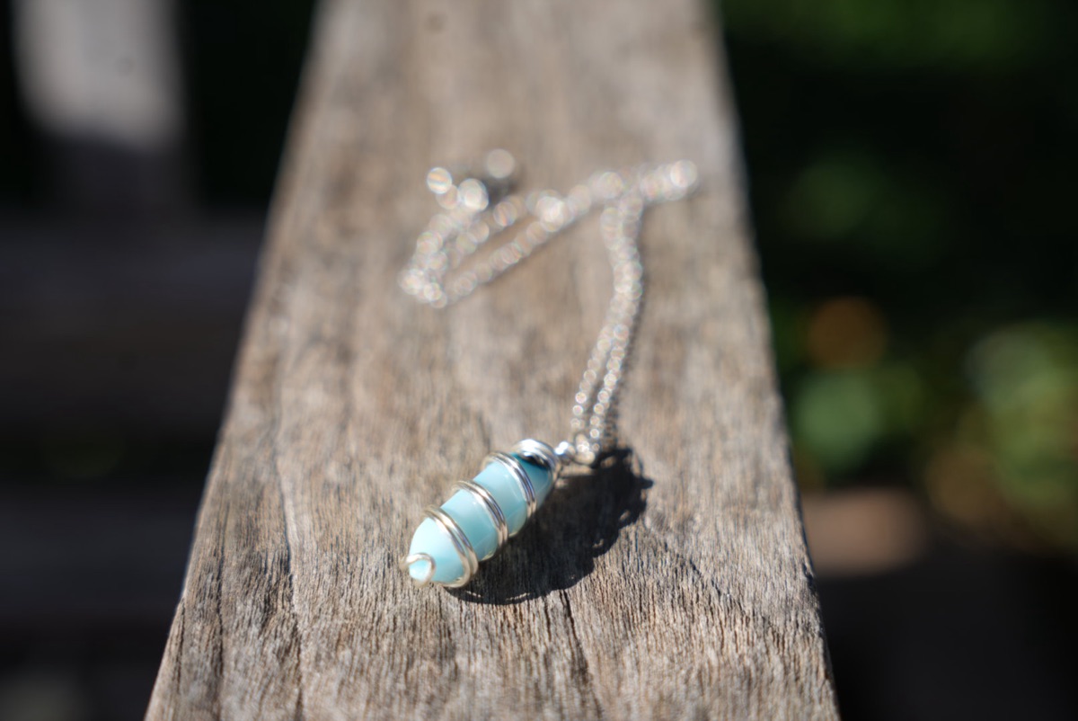 Pale Blue Barrel, Silver Spiral